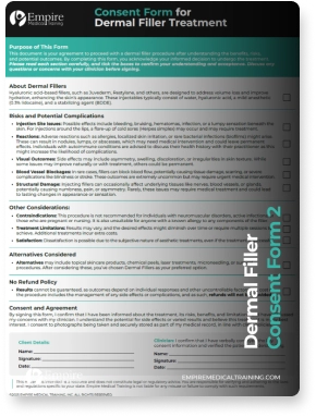 Dermal Filler Consent Form 2 Download Picture