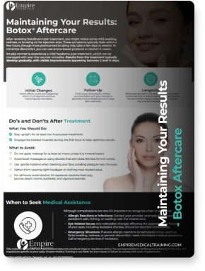 Maintaining Your Results - Dermal Fillers Aftercare Download Picture